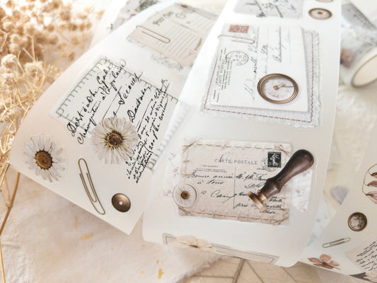 Pre-cut PET tape: Archive of soft things