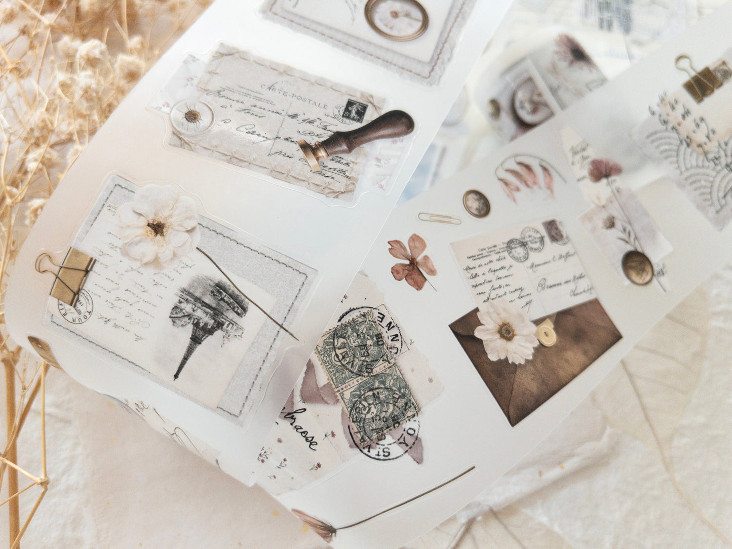 Pre-cut PET tape: Archive of soft things