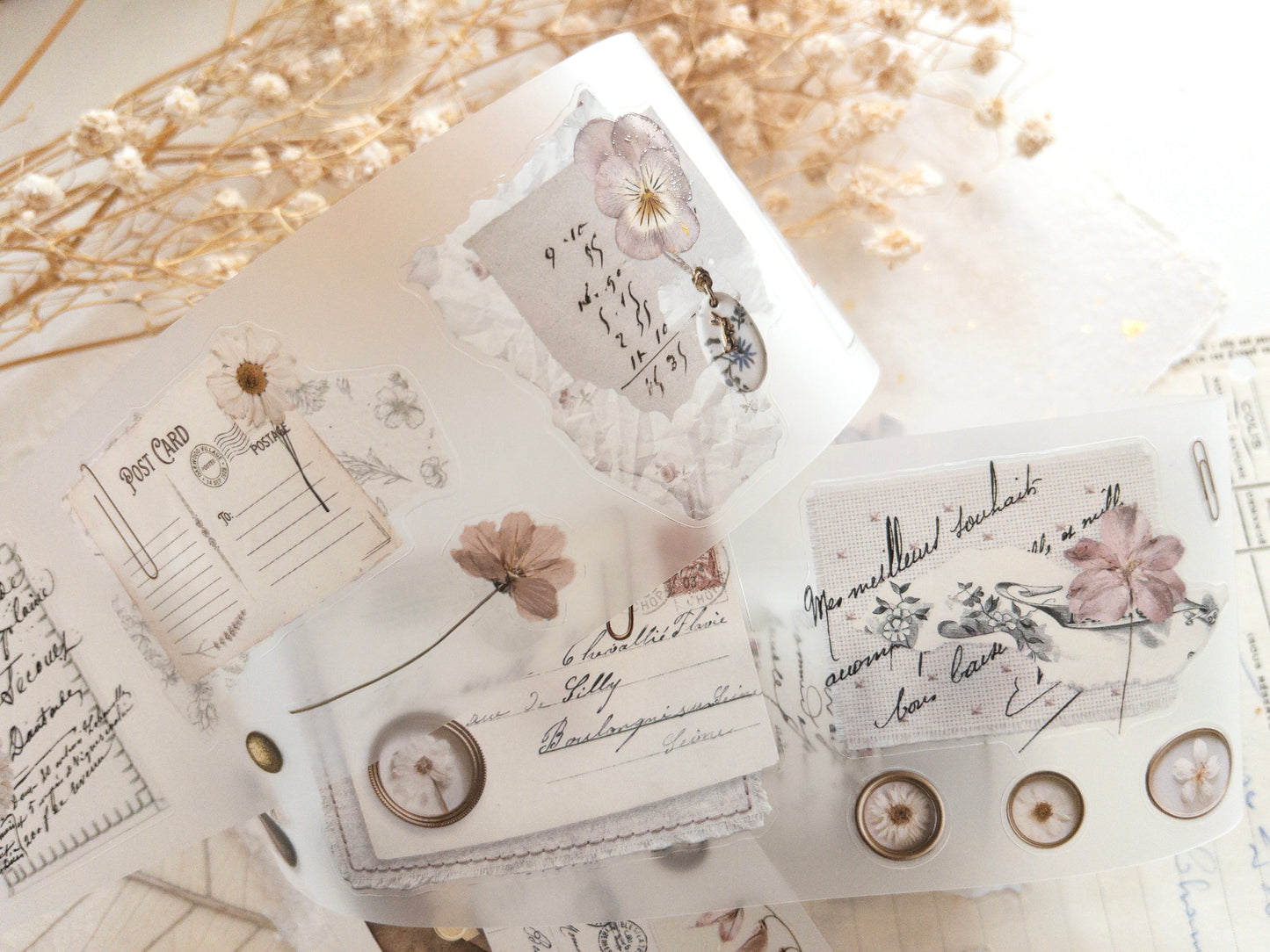 Pre-cut PET tape: Archive of soft things
