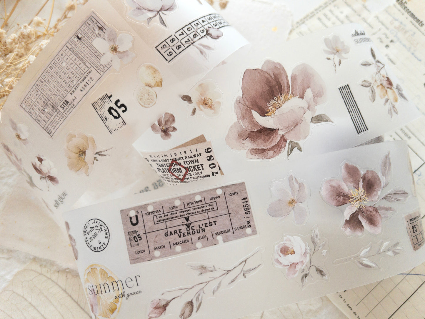 Pre-cut PET tape: Summer escapade (August 2026 sub kit)
