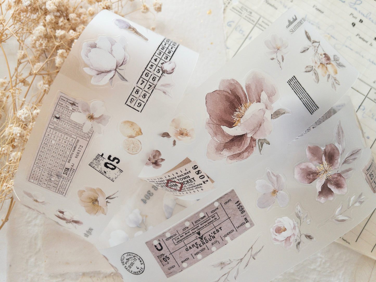 Pre-cut PET tape: Summer escapade (August 2026 sub kit)
