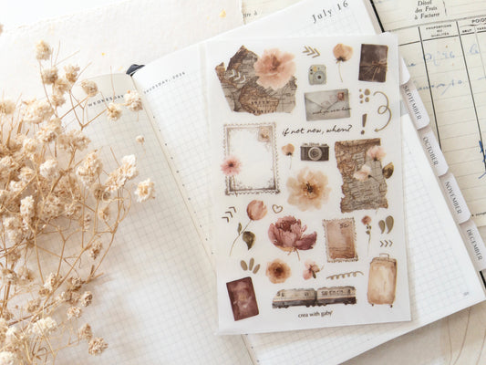 Transfer stickers: Softly somewhere