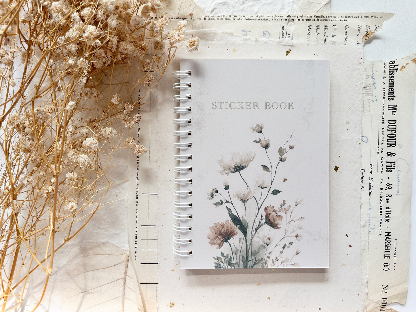 Soul bakery: Reusable sticker storage book (A6) June 2026 sub kit