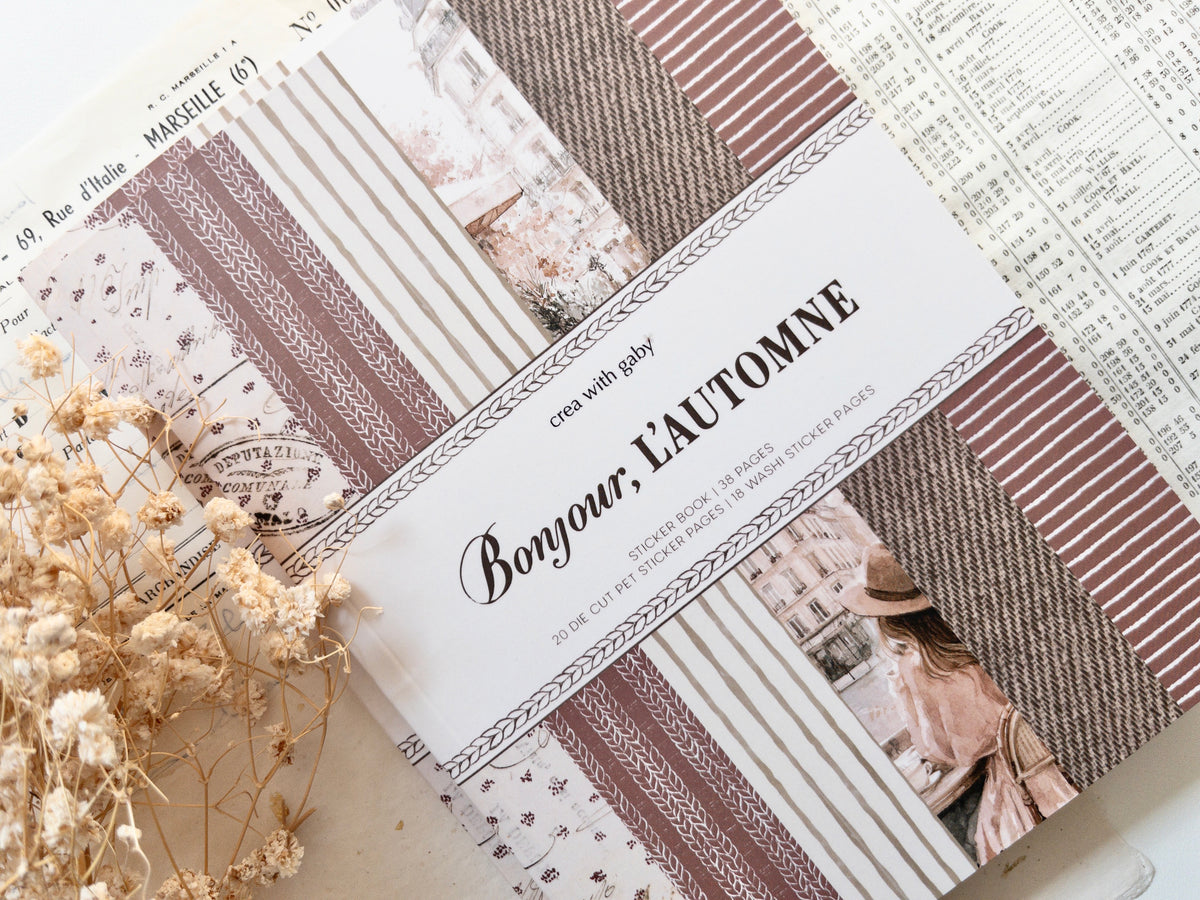 Autumn sticker book: Bonjour l'automne