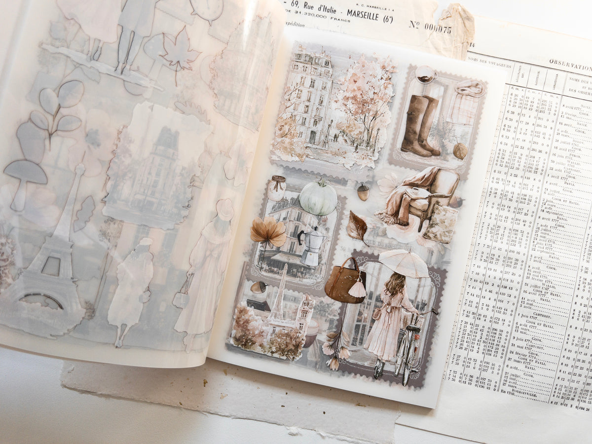 Autumn sticker book: Bonjour l'automne