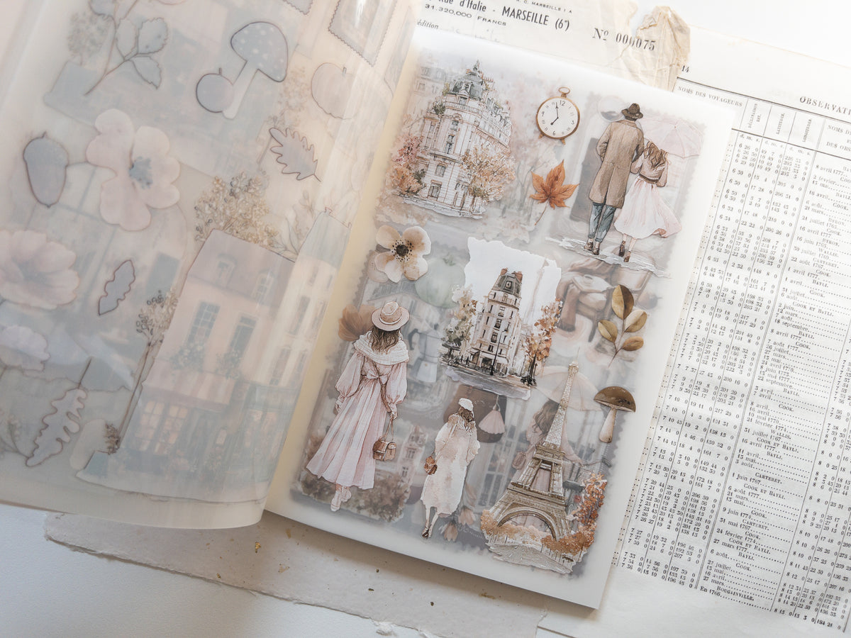 Autumn sticker book: Bonjour l'automne