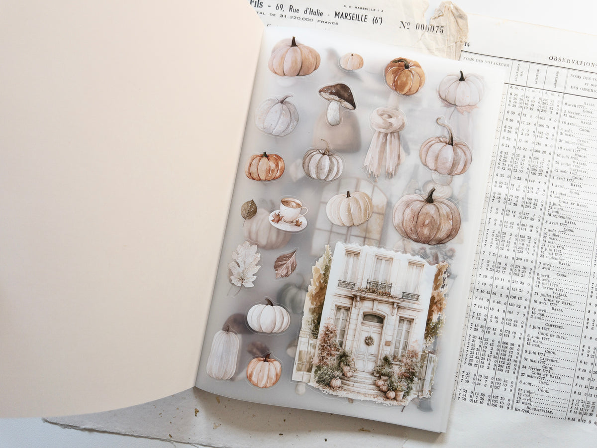 Autumn sticker book: Bonjour l'automne