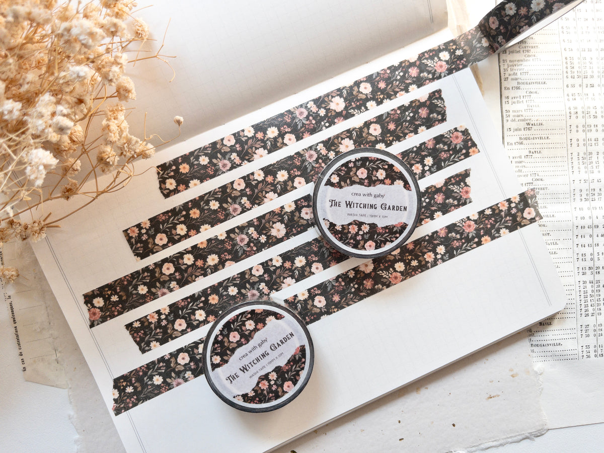 Washi tape: The Witching Garden