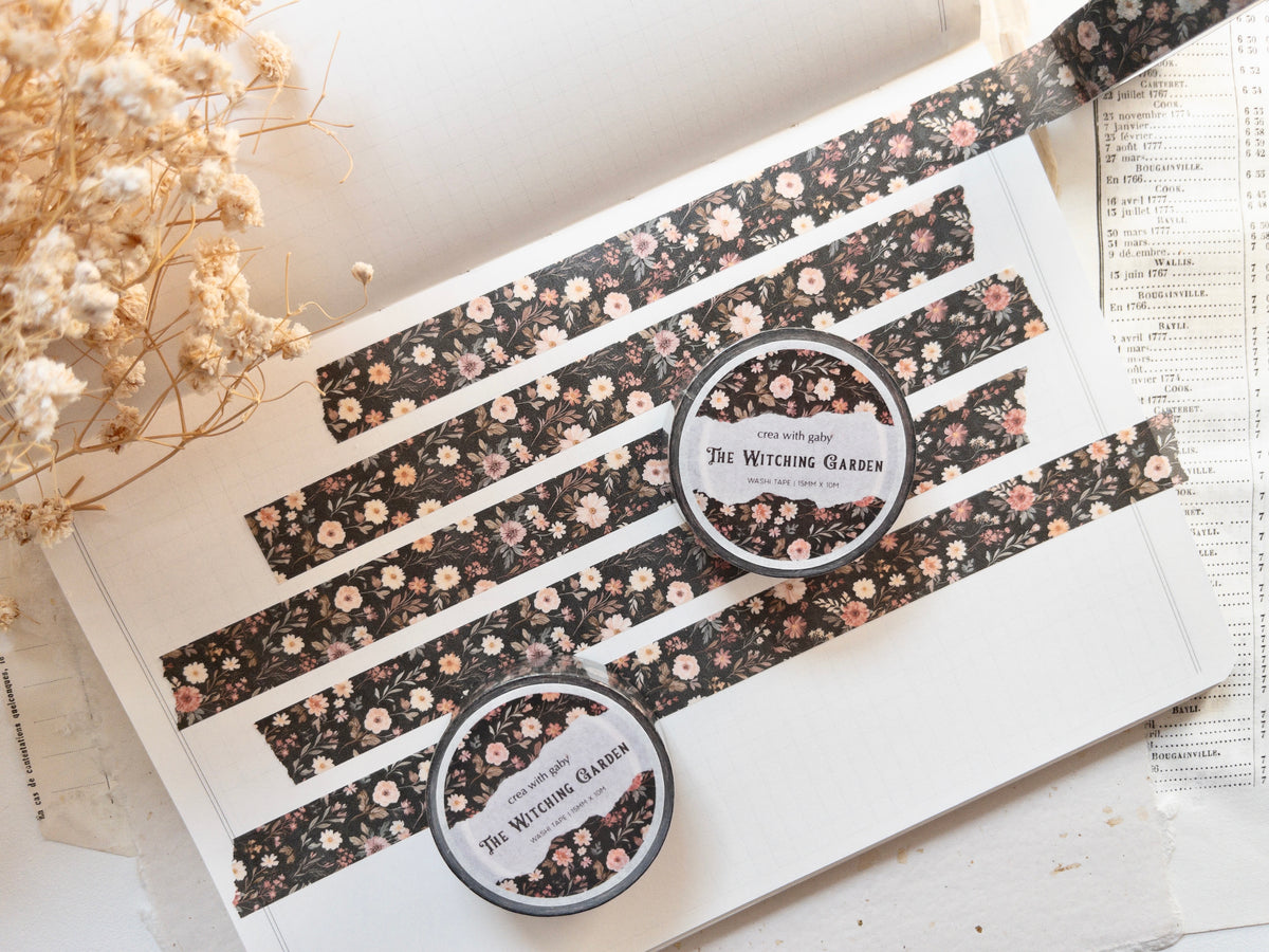 Washi tape: The Witching Garden
