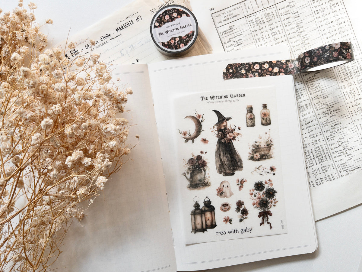 The Witching Garden: Halloween stickers