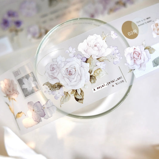 Freckles Tea Vol. 4 spring flower - Matte Pet tape (Single loop)