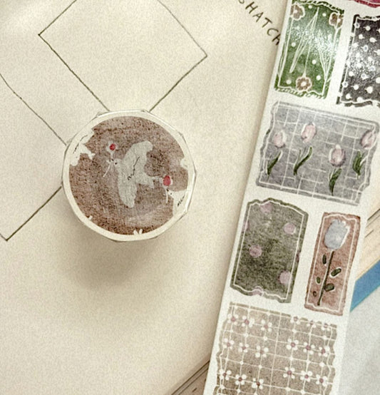 Pion - "Candy Paper" Washi Die Cut Tape (Single loop)