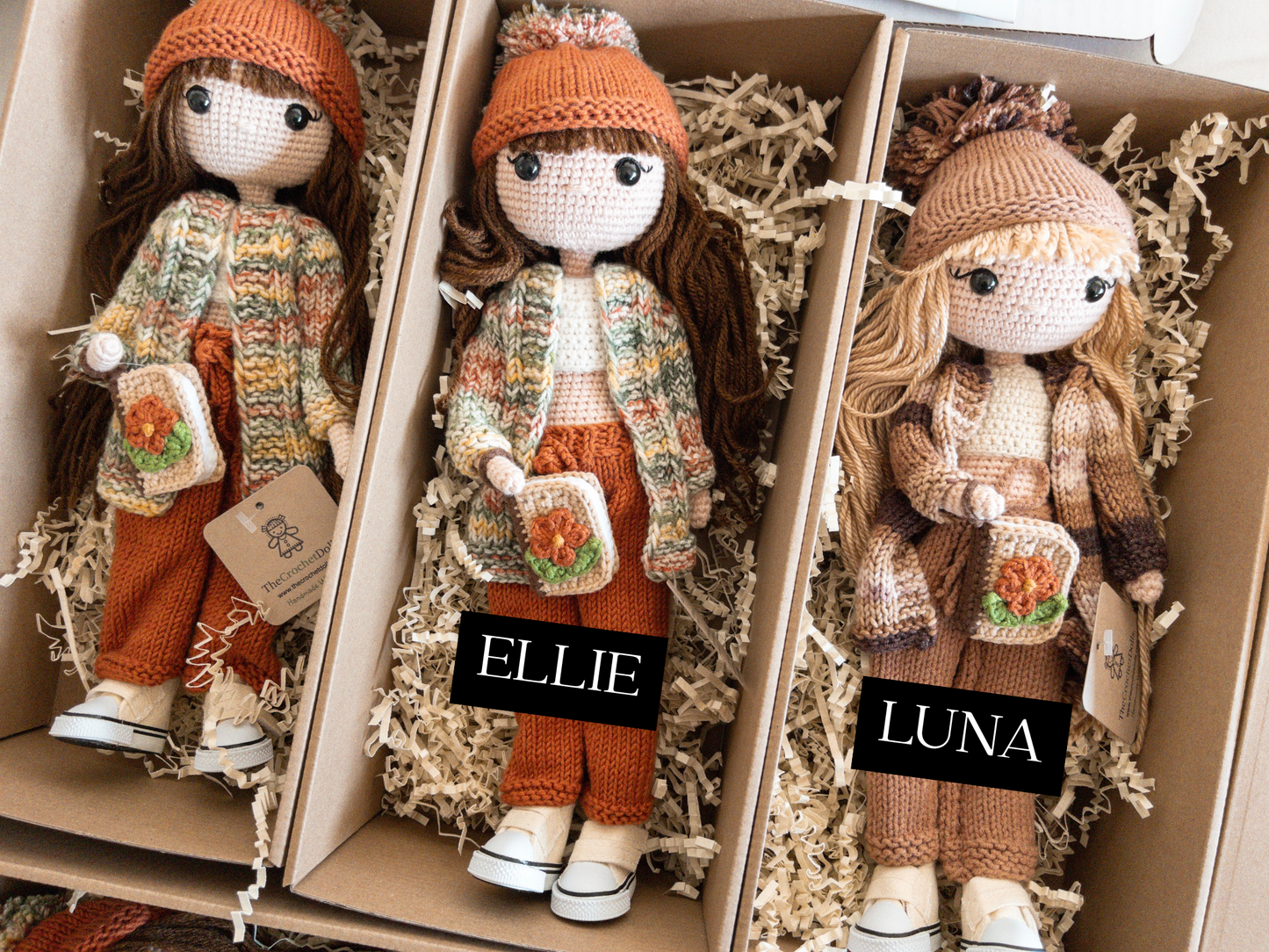 The journaling doll: Handcrafted crochet doll