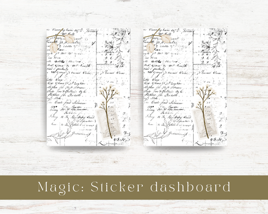 Sticker dashboard: Magic collection