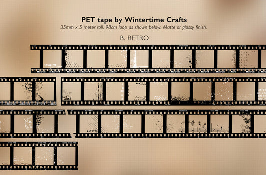 21mm Film Negatives PET Tape by Wintertime Crafts