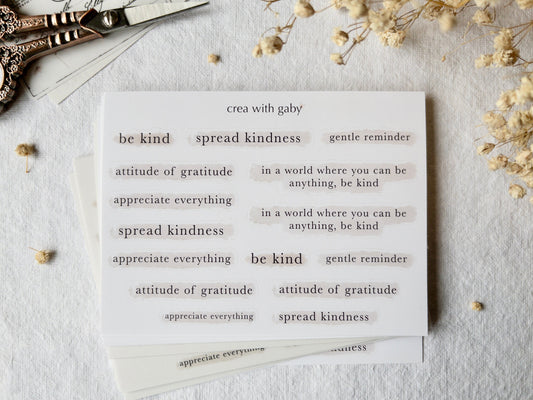 Quote stickers for UNICEF