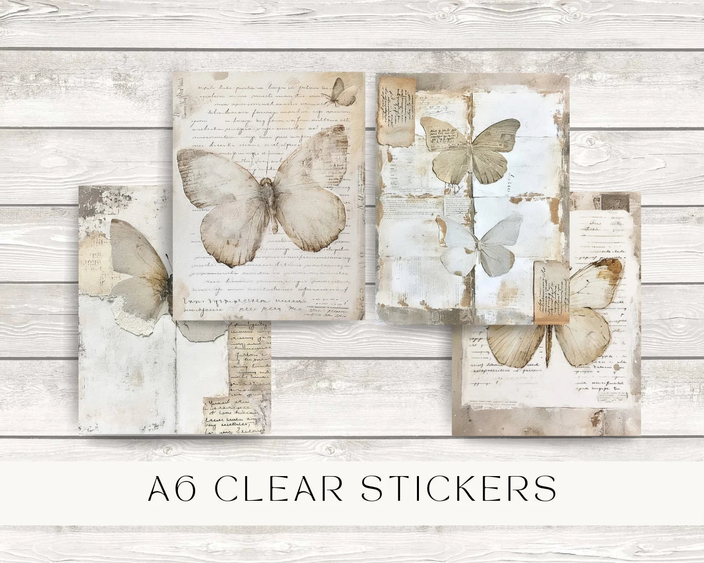 A6 vintage sticker dashboards