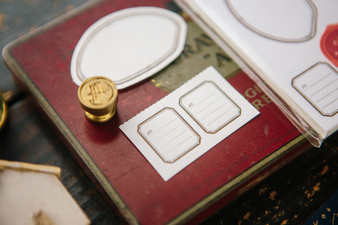 OURS Studio: Shell Label Letterpress Book