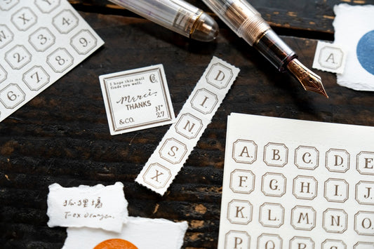 OURS Studio: Letters (Framed) Letterpress Book