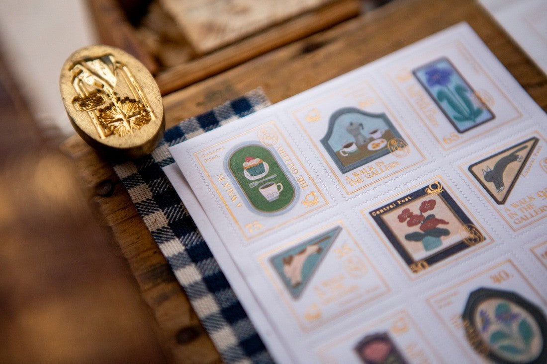 OURS stamp sticker set: The Gallery (2 sheets)