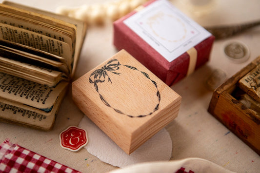 OURS Studio: Oval Ribbon Frame Stamp